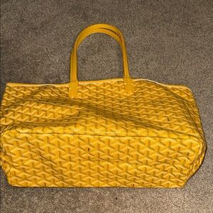Yellow Designer Tote Bag